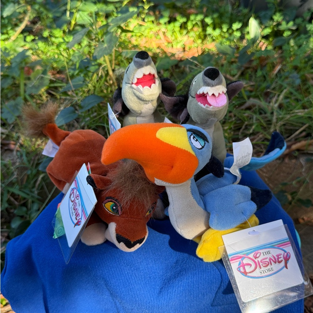 OG Disney Store Lion King Plush Set